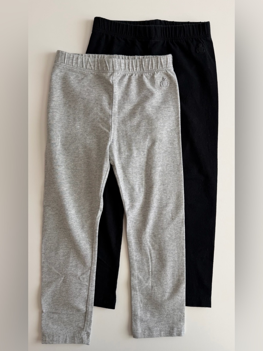 Baby GAP Brannan's Favorites 3 year old legging bundle basics- light grey, black
